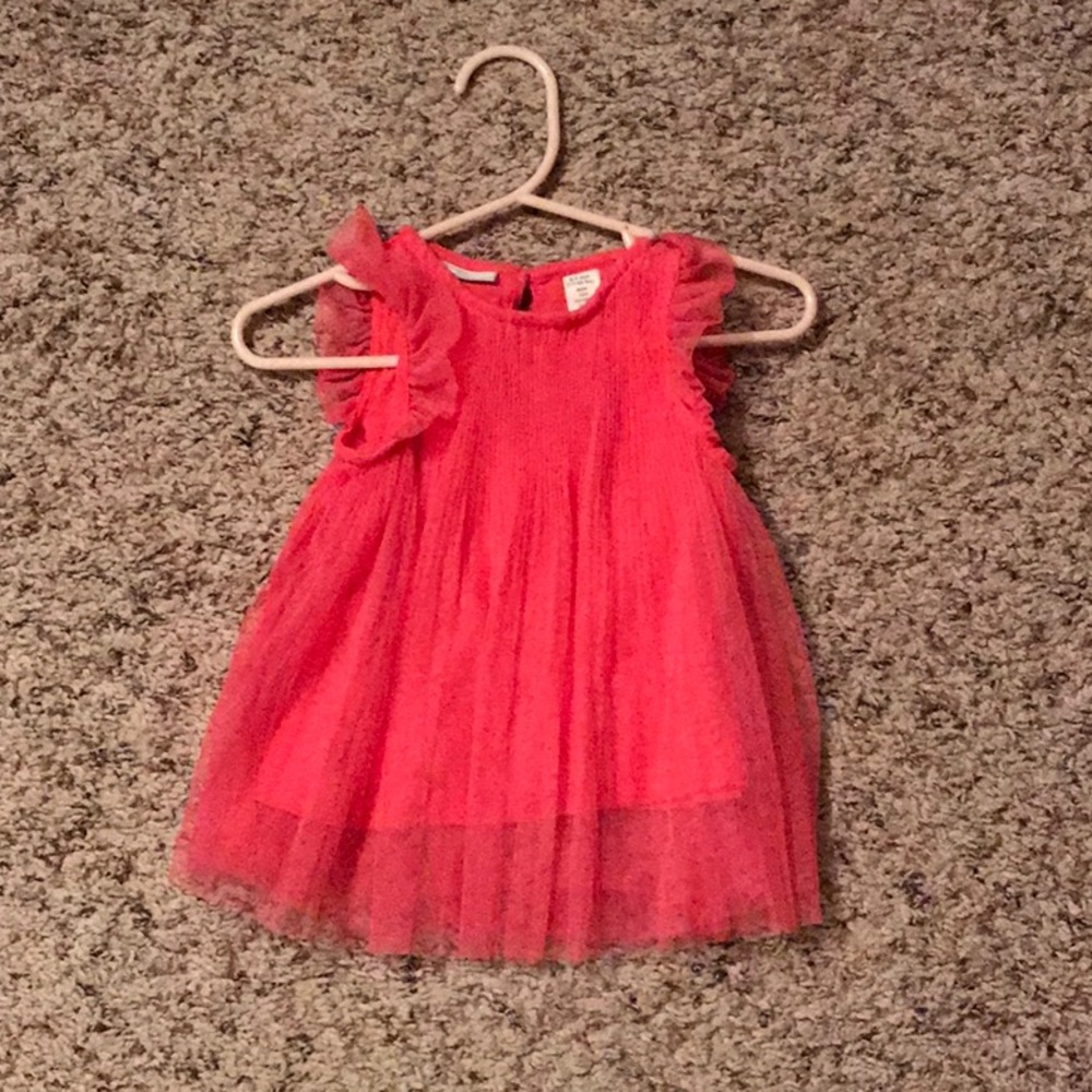 Baby Girl Hot Pink Top 6-9 Months